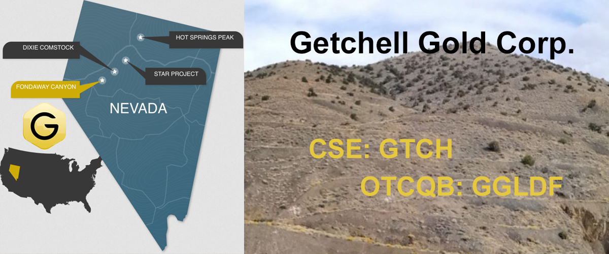 Getchell Gold Corp. (CSE: GTCH) (OTCQB: GGLDF)