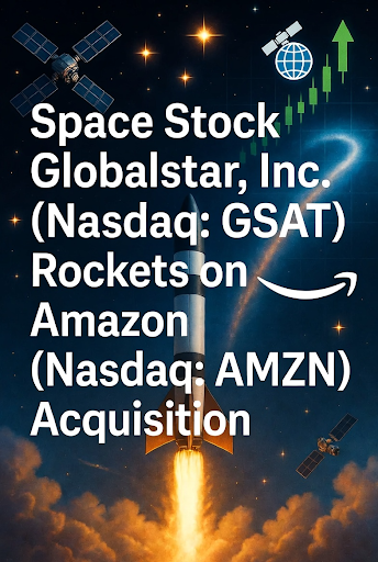 Space Stock Globalstar, Inc. (Nasdaq: GSAT) Rockets on Amazon (Nasdaq: AMZN) Acquisiton