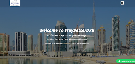 StayBetterDXB Airbnb property management in Dubai offering hands-off short-term rental hosting with smart pricing and full-service operations