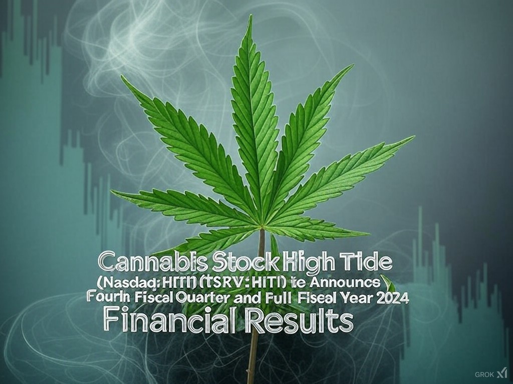 Cannabis Stock High (Nasdaq: HITI) (TSXV: HITI) Tide to Announce Fourth Fiscal Quarter and Full Fiscal Year 2024 Financial Results